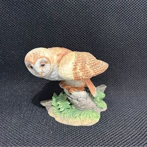 1993 Lenox Porcelain Figurine Statue American Barn Owl Great Condition